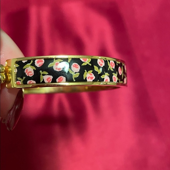 Kate Spade Floral Gold and Black Bracelet - Picture 6 of 6
